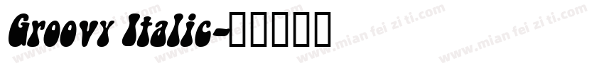 Groovy Italic字体转换
